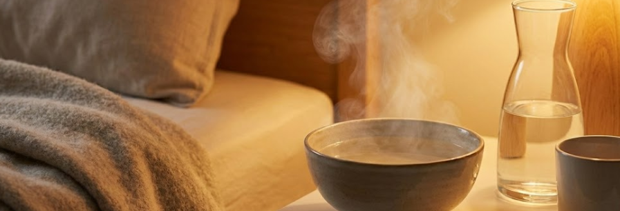 민간 요법 수증기