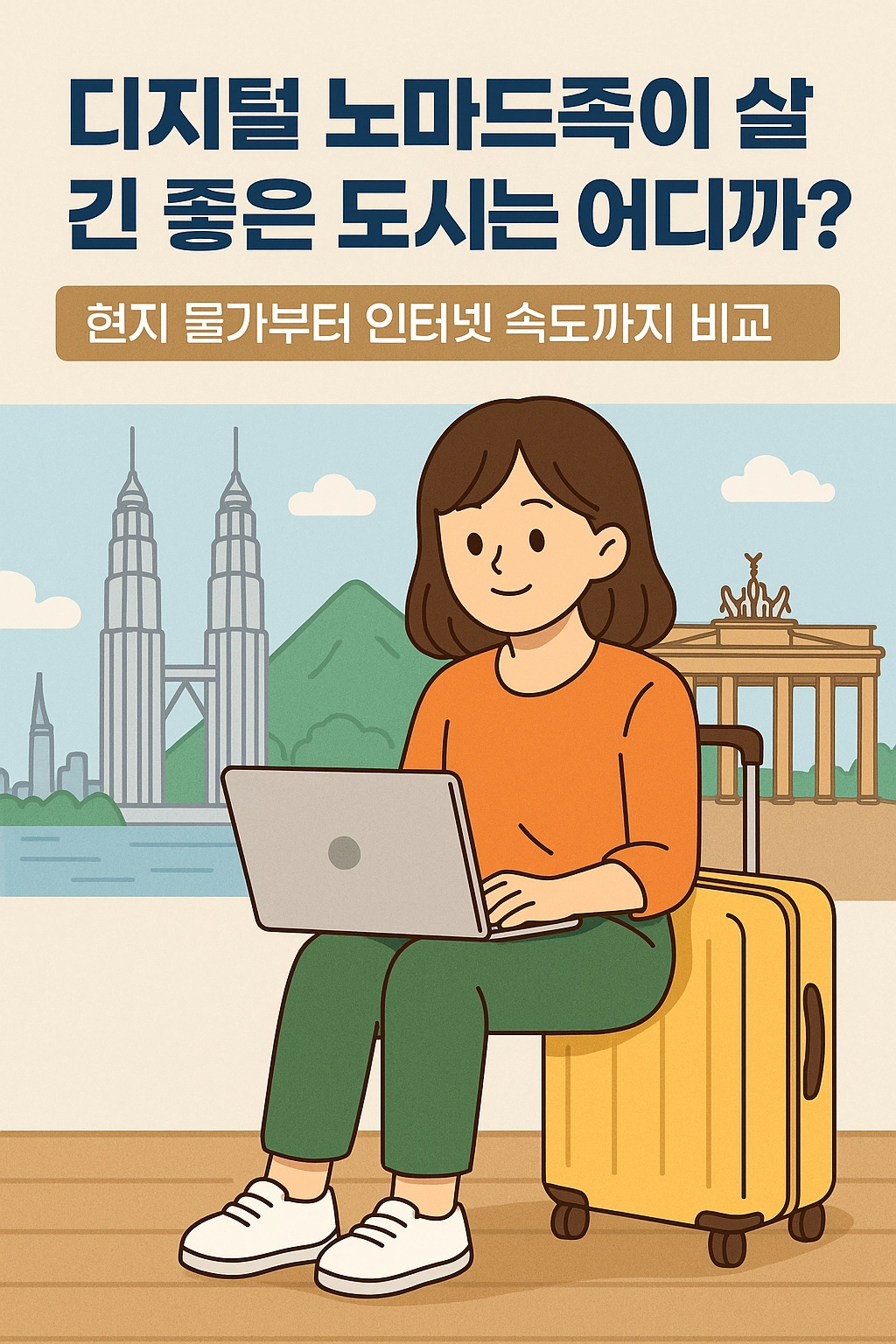 디지털 노마드족이 살기 좋은 도시는 어디일까 현지 물가부터 인터넷 속도까지 비교!
