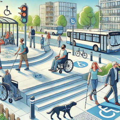 장애인 교통 문제 관련 이미지