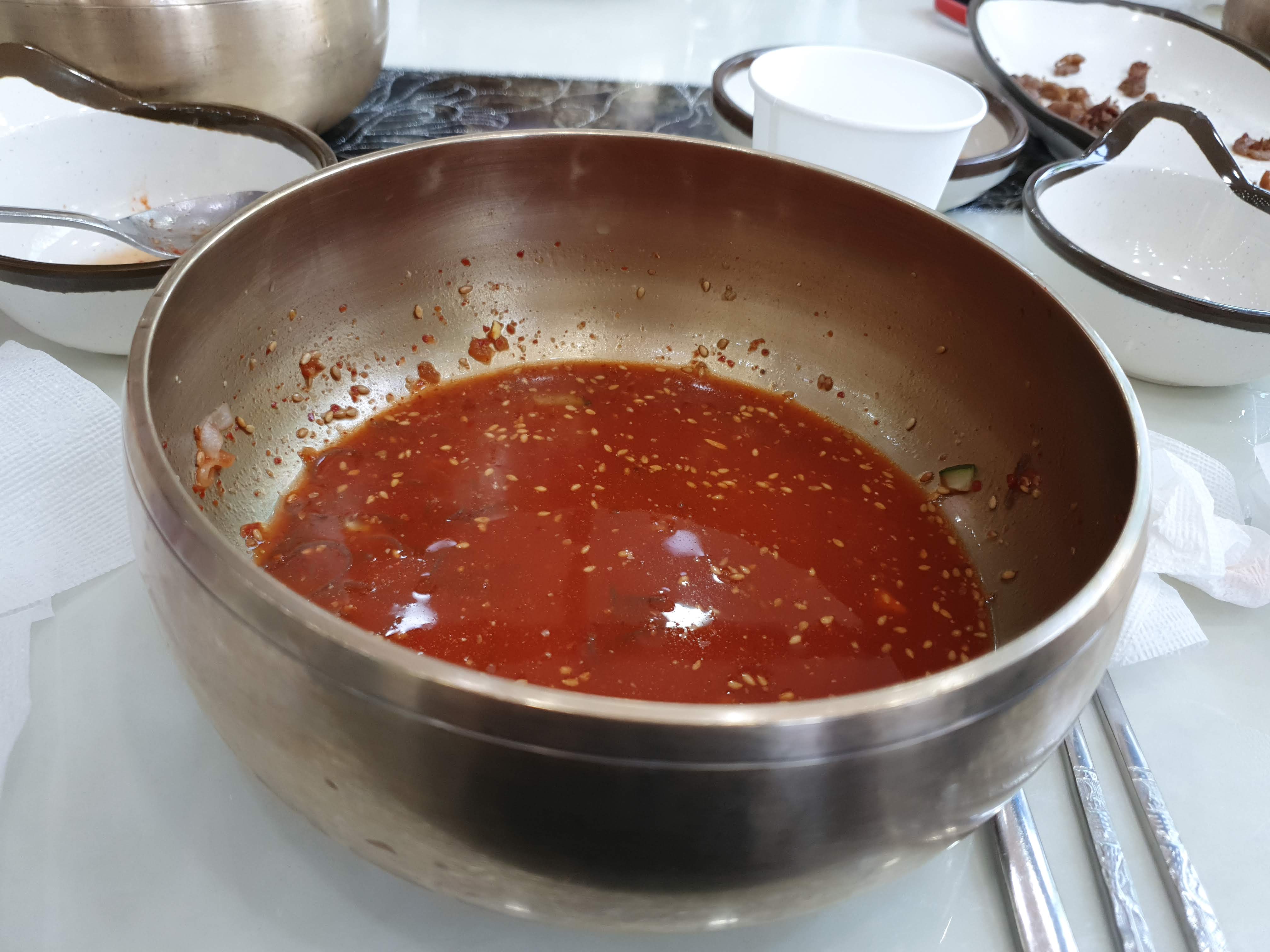 비빔 냉면