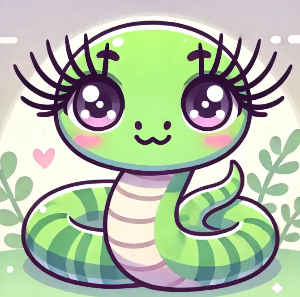 귀여운-초록뱀