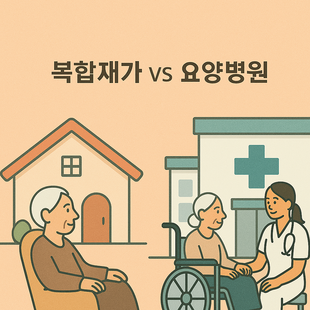 복합재가 vs 요양병원: 비용과 보장 비교해드립니다