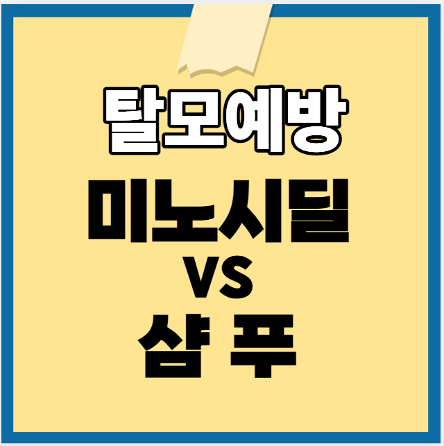 탈모 미노시딜 효과