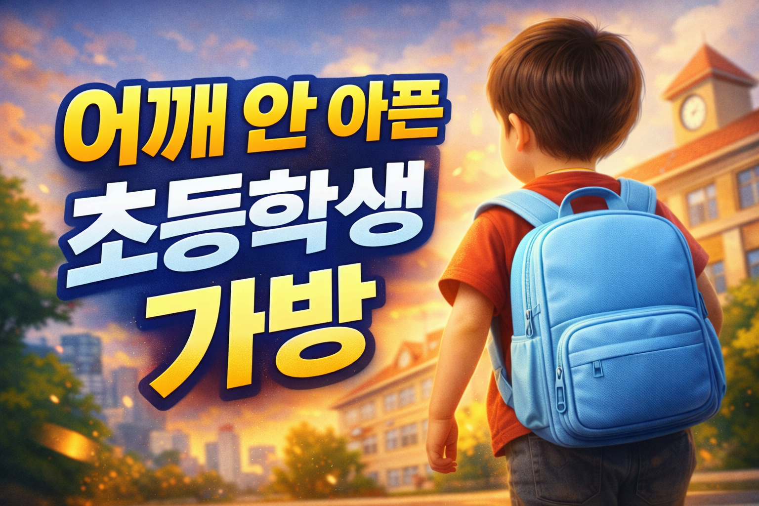 2026년 가벼워서 어깨에 부담이 적은 초등학생 가방 무조건 이거 추천