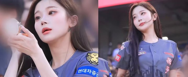 화장 고치다 '삐끼삐끼'&hellip;치어리더 이주은, '이 나라' 러브콜 받아