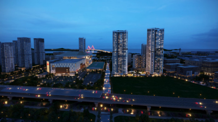 푸르지오 스타셀라49 인근 야경 예상도