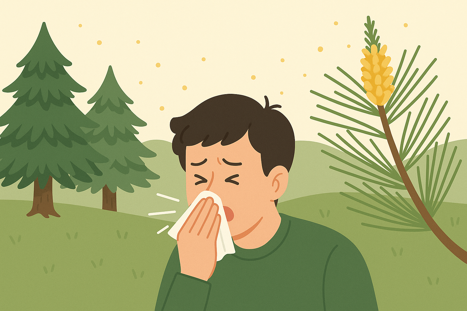 송화가루 알레르기 예방법