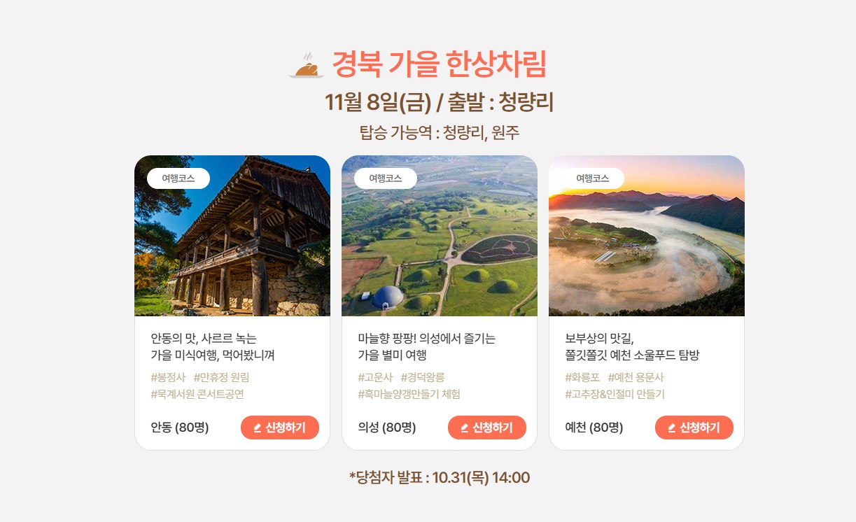 대한민국 구석구석 가을엔 여기로 : 여행가는 가을 기차로 떠나는 로컬 여행