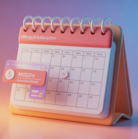 쿠키 자동충전 기준일 방식 예시 캘린더 이미지