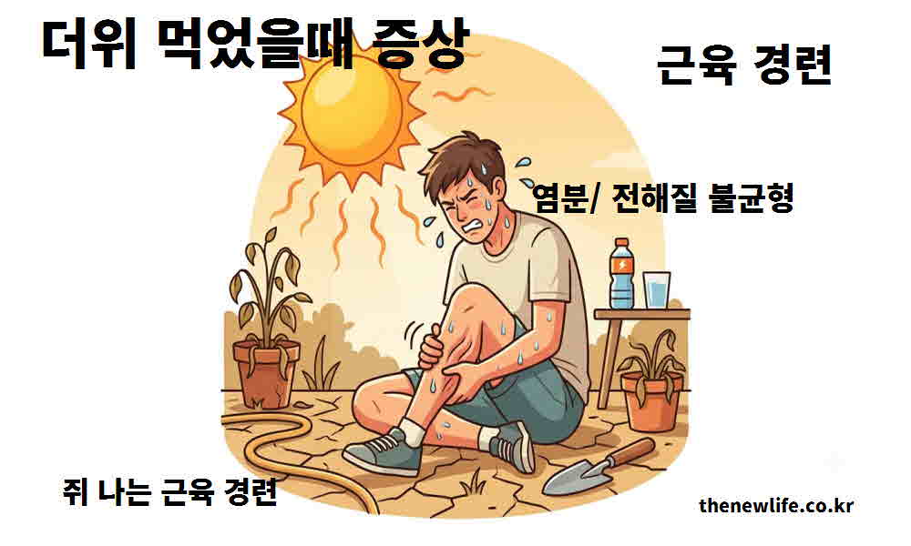 더위 먹었을때 증상 근육 경련