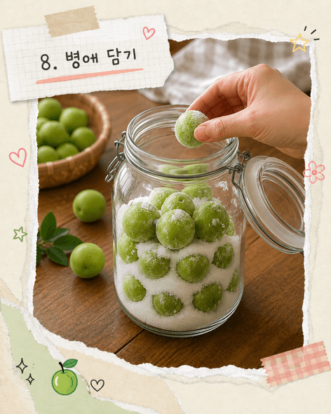 매실장아찌 담그는법