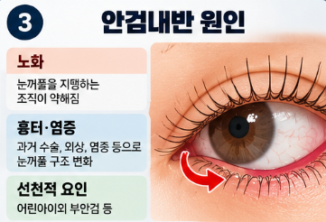 안검내반 원인