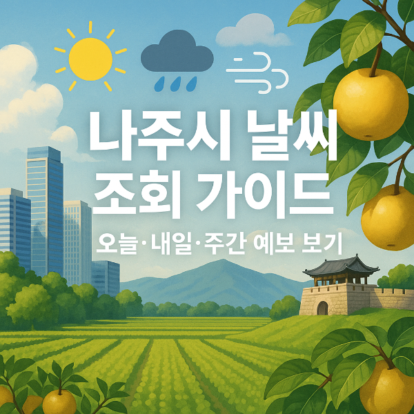 나주 날씨 조회