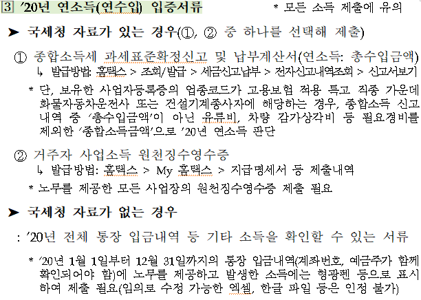 증빙서류