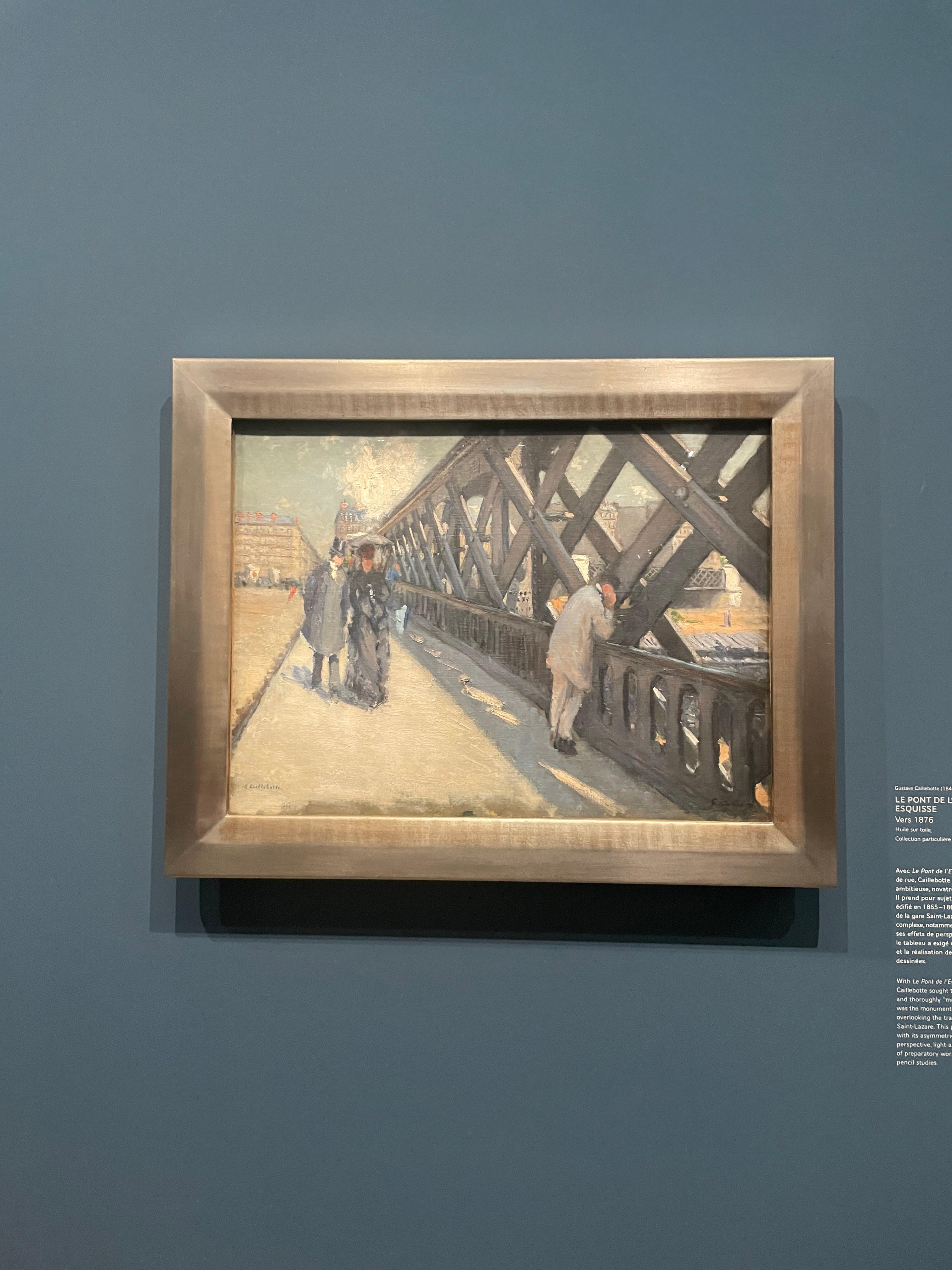 귀스타프 카유보트, 남성 그리기, 오르세 미술관 전시회