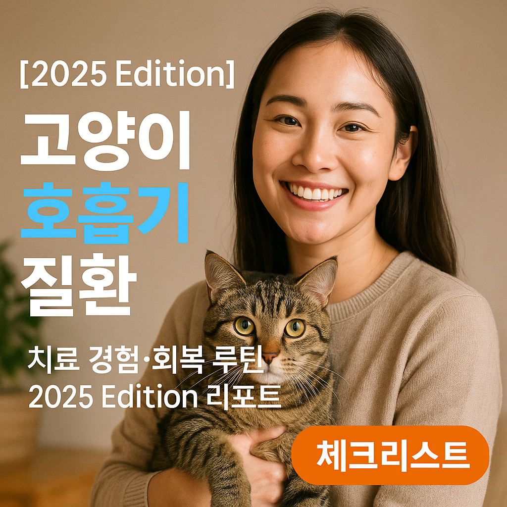 고양이 호흡기 질환 ｜ 치료 경험&middot;회복 루틴 2025 Edition 리포트