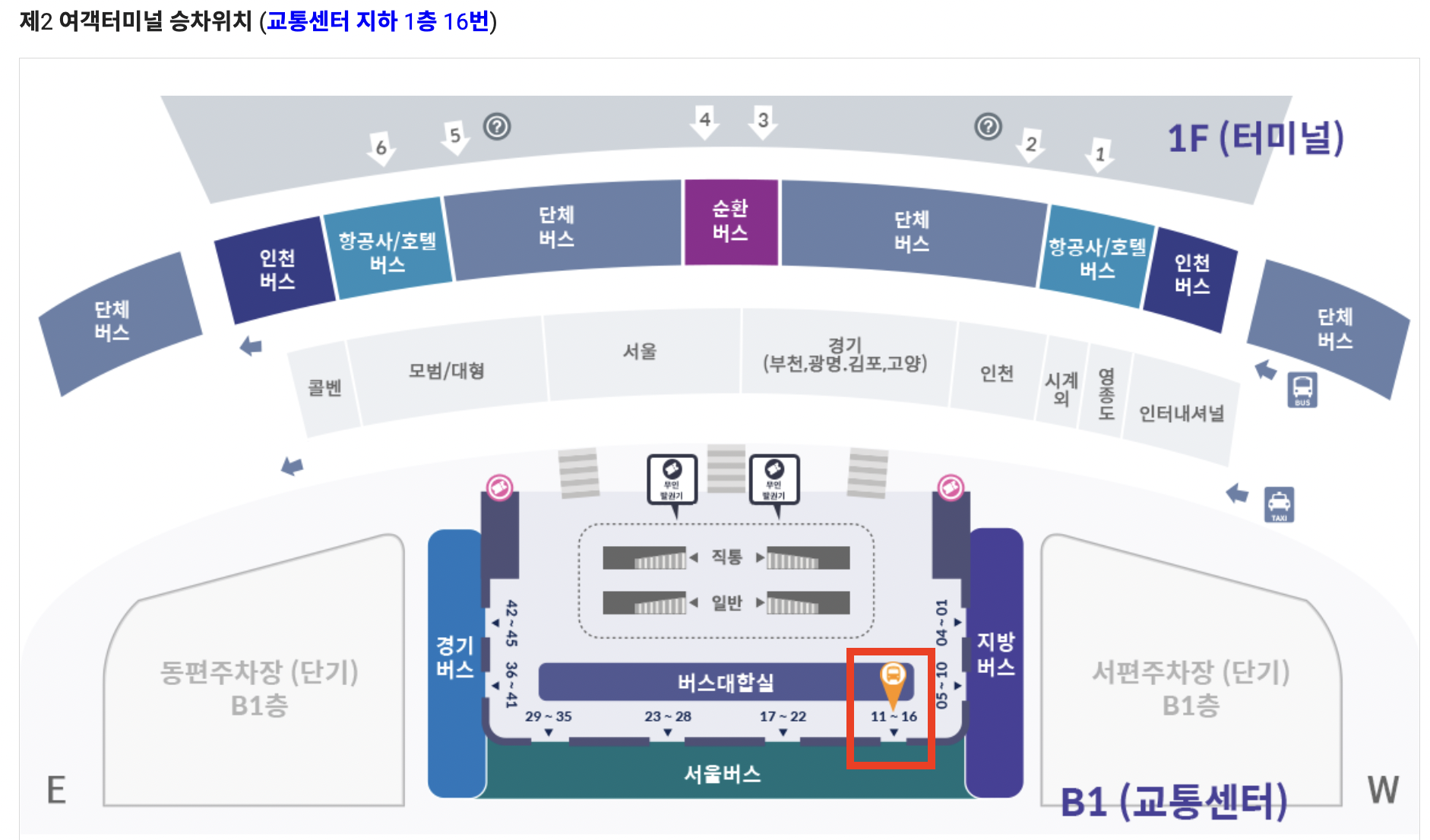 6020번-버스-인천공항-제2터미널-탑승위치