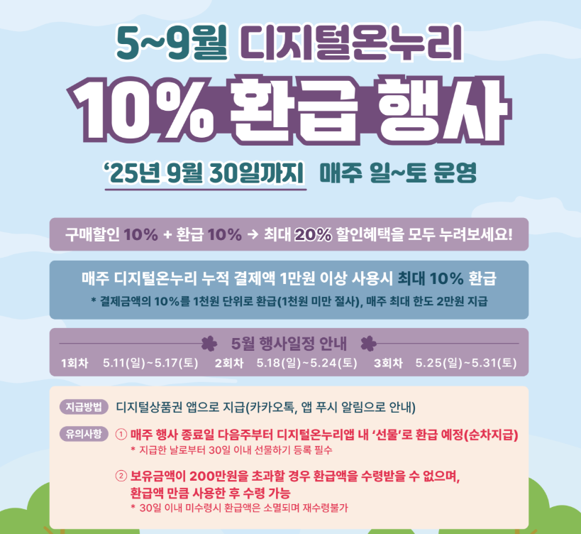10%환급행사