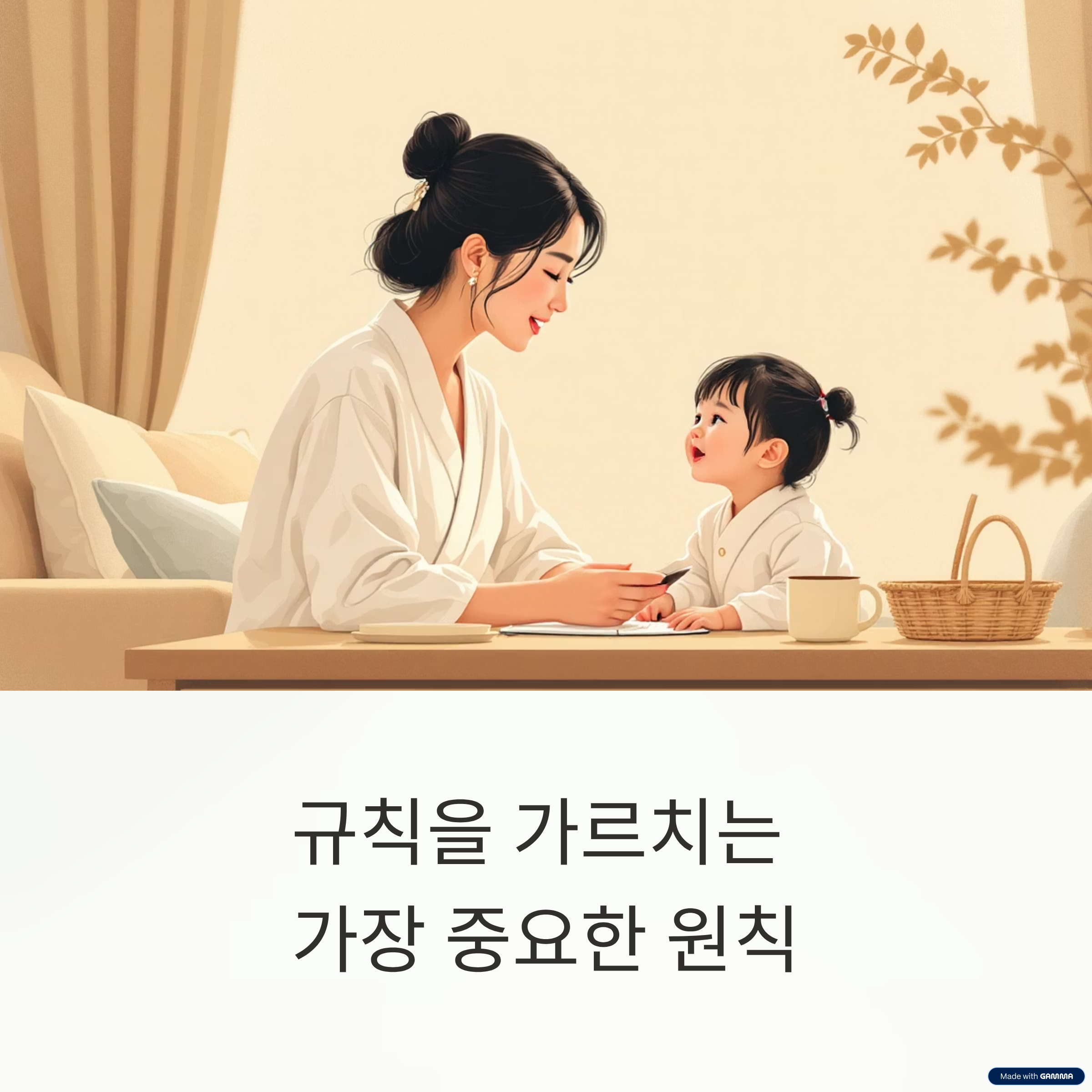 아이에게 규칙을 가르치는 순서