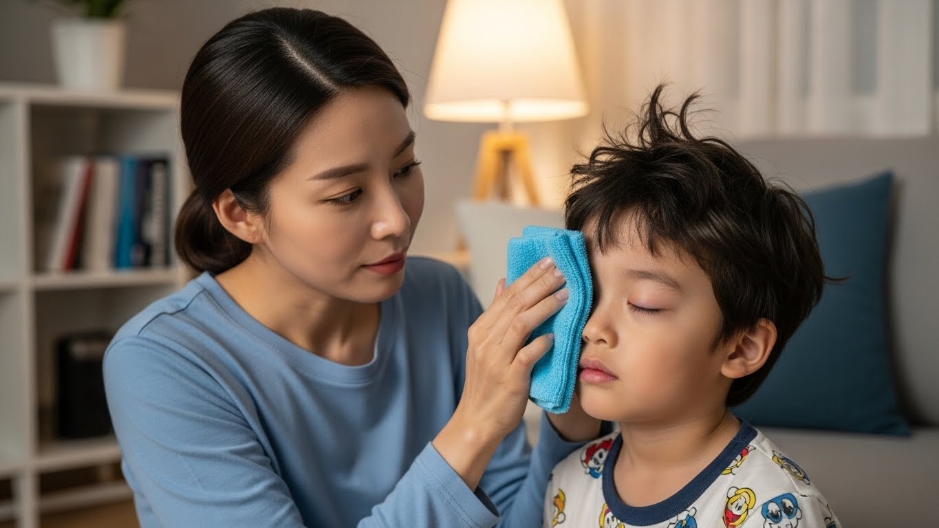 인공눈물 사용법, 소아 안과