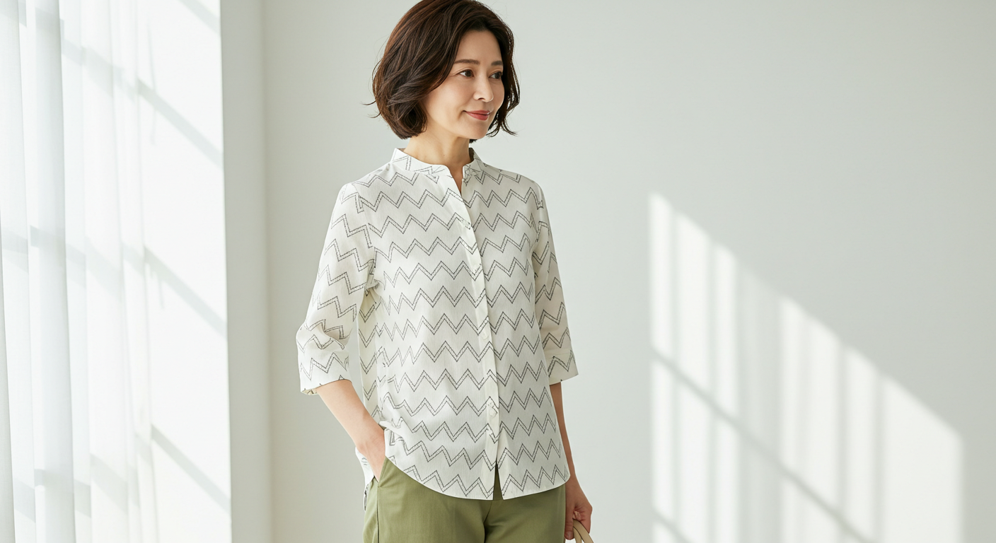 중년 여성 패션