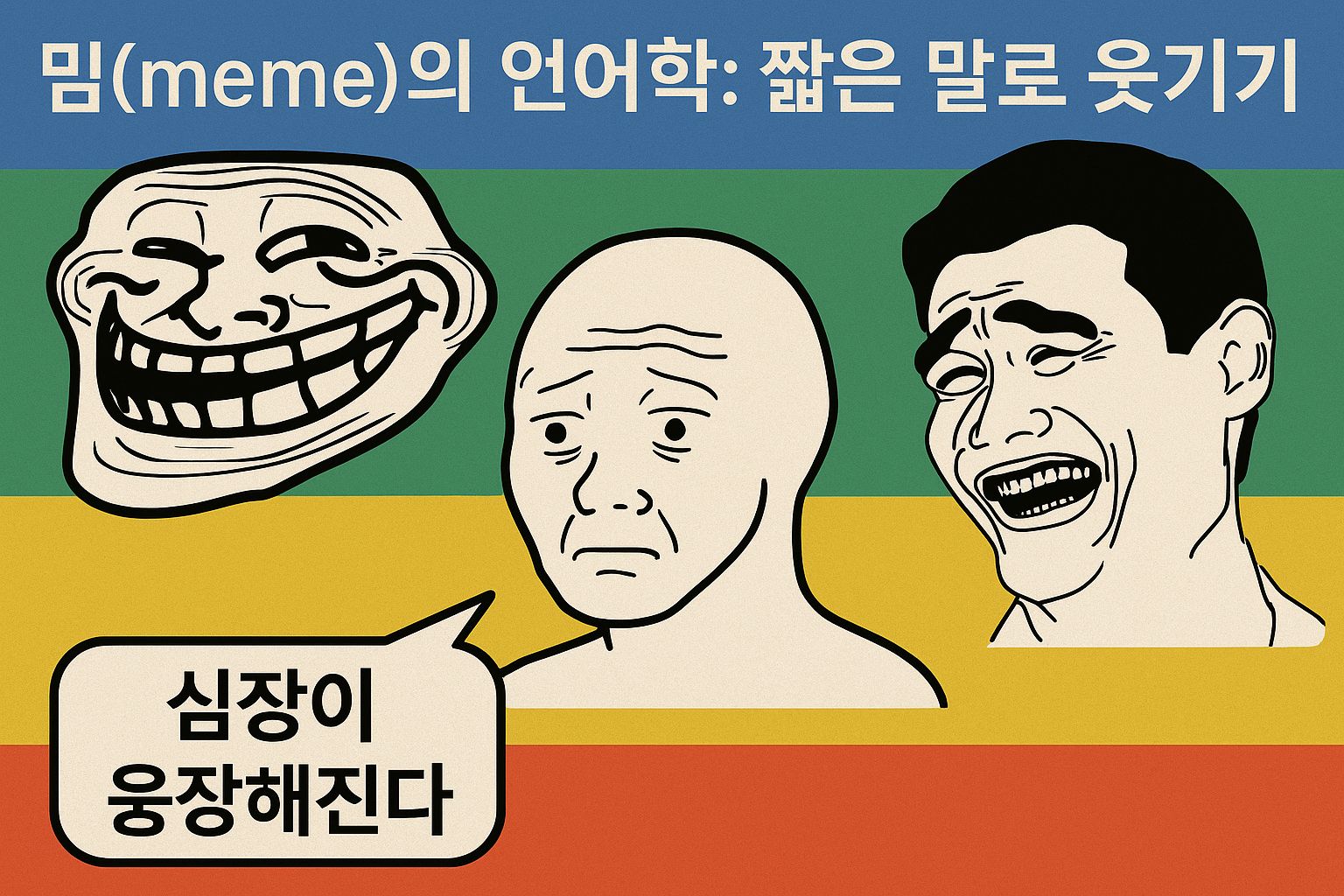 밈(meme)의 언어학: 짧은 말로 웃기기