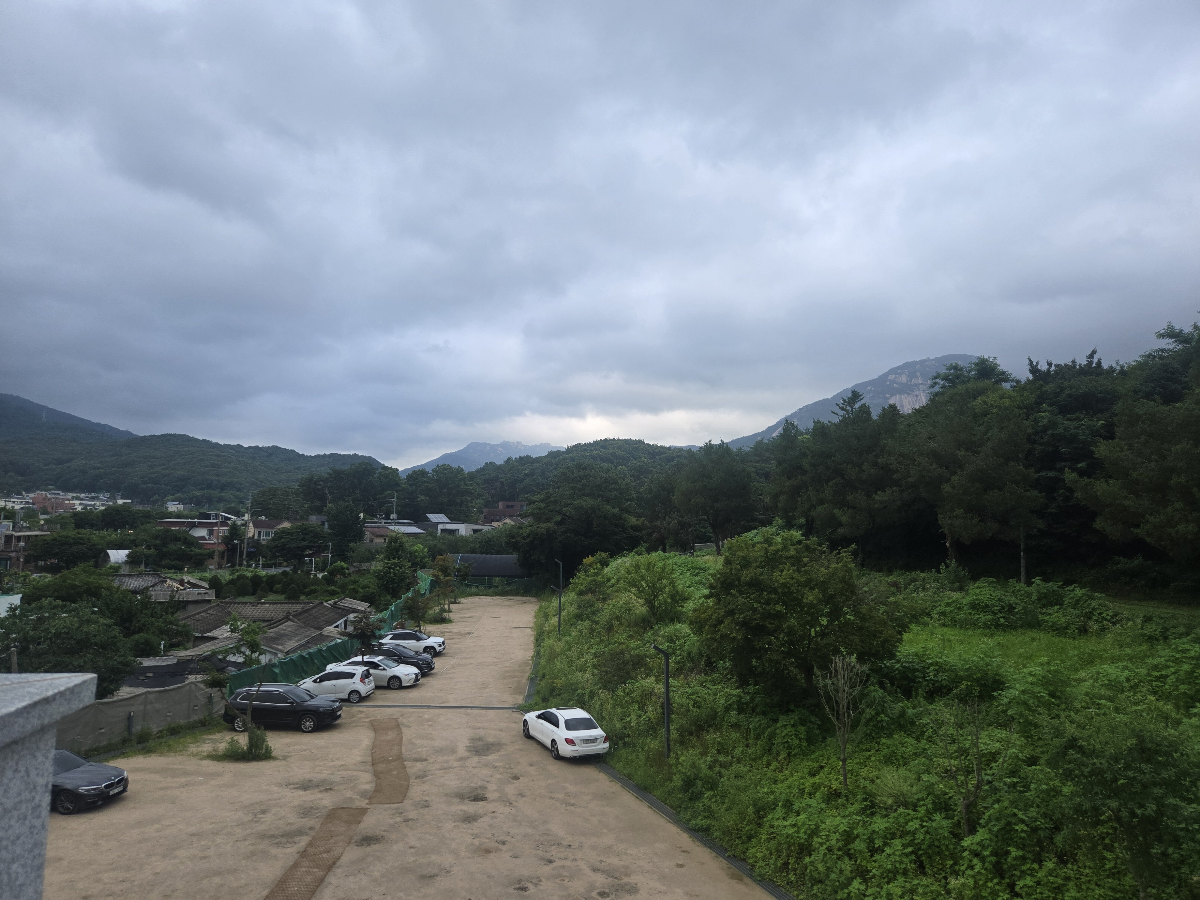 할리스 2층 주차장