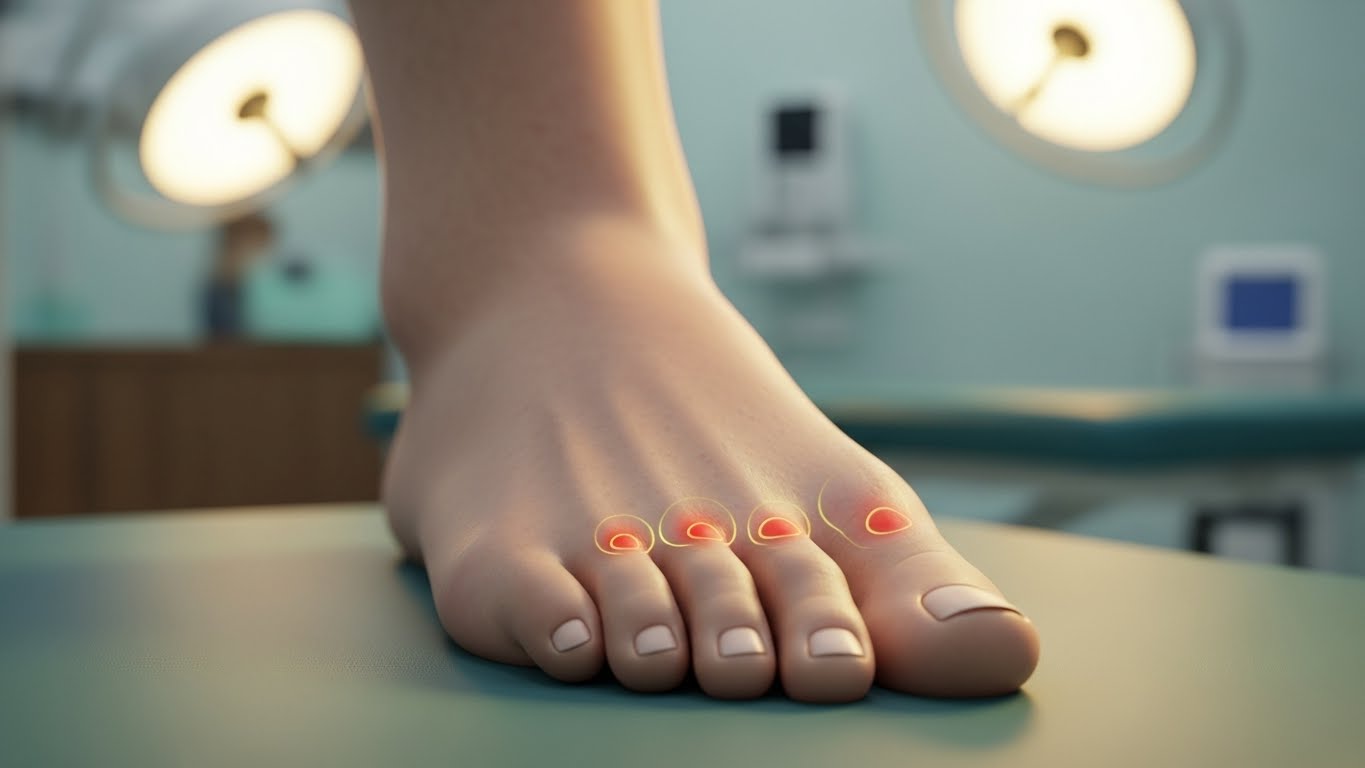 티눈 크기에 따른 통증·시술 난이도 차이