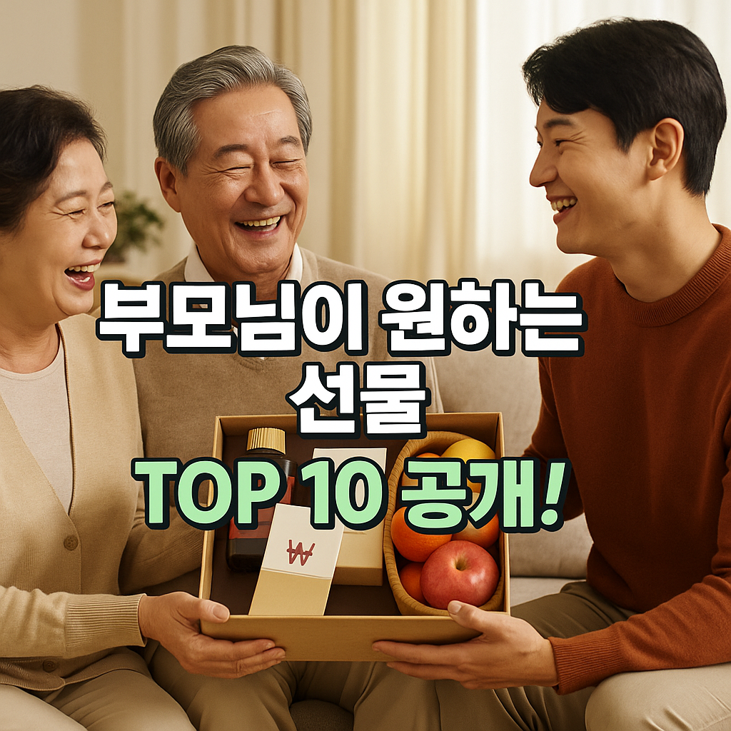부모님이 받고 싶은 선물