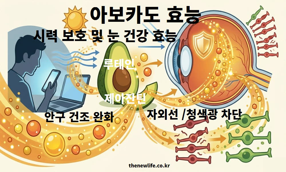 아보카도 효능 눈 건강 시력 보호