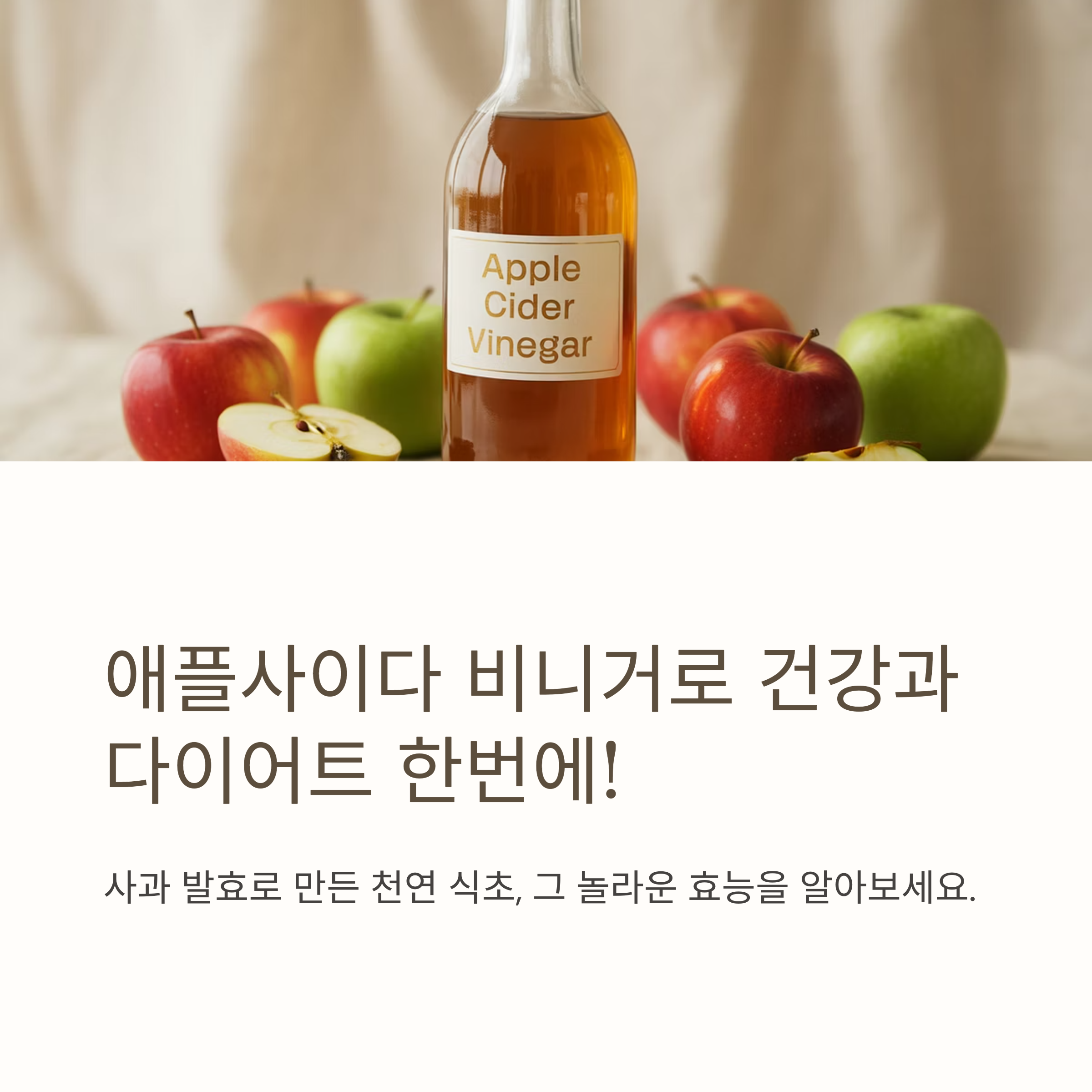 애플사이다 비니거를 활용한 레시피와 효능 총정리 관련 사진