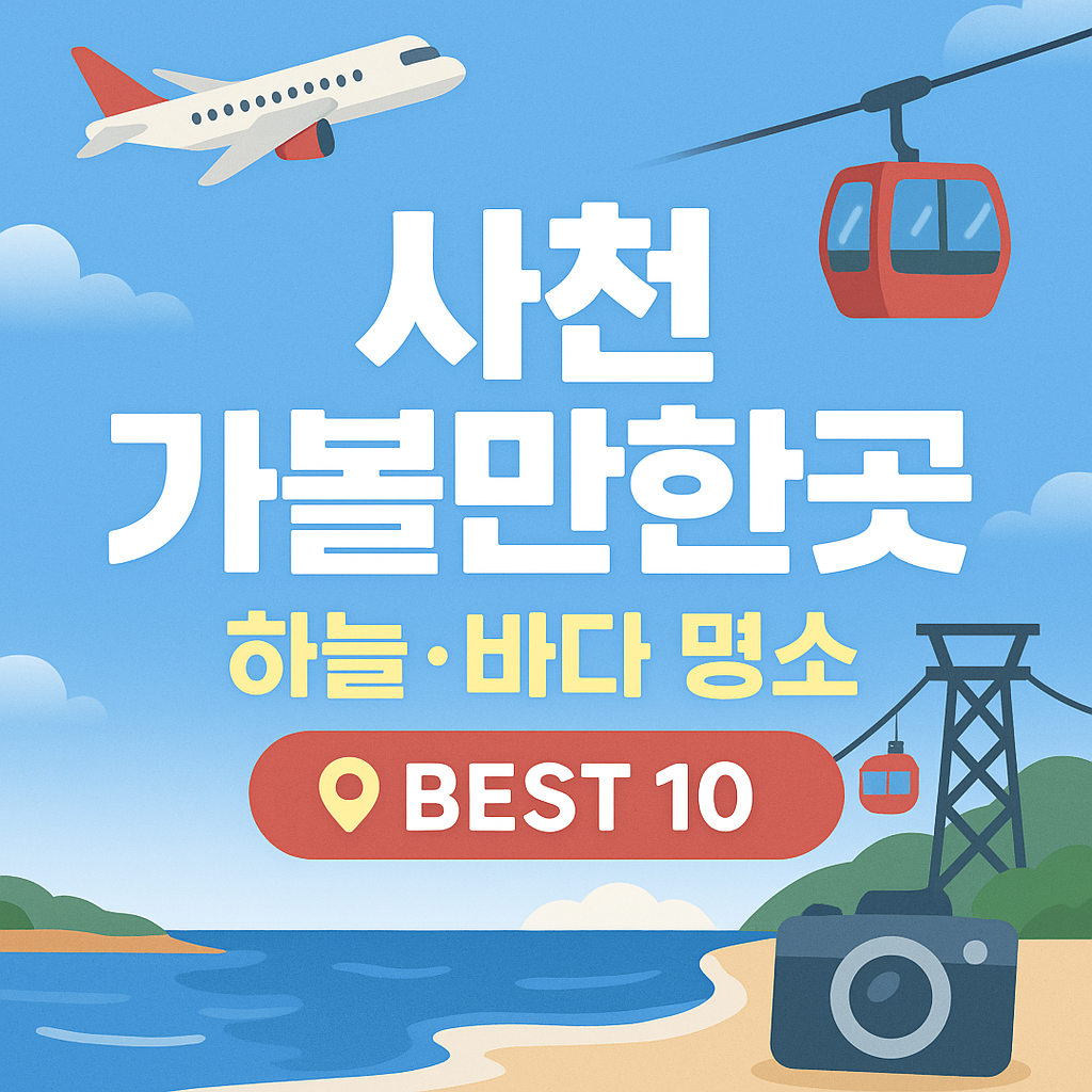 사천 가볼만한곳 베스트 10