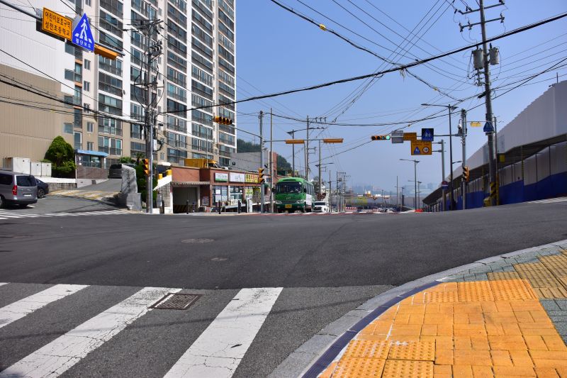 부산의 고갯길 장고개