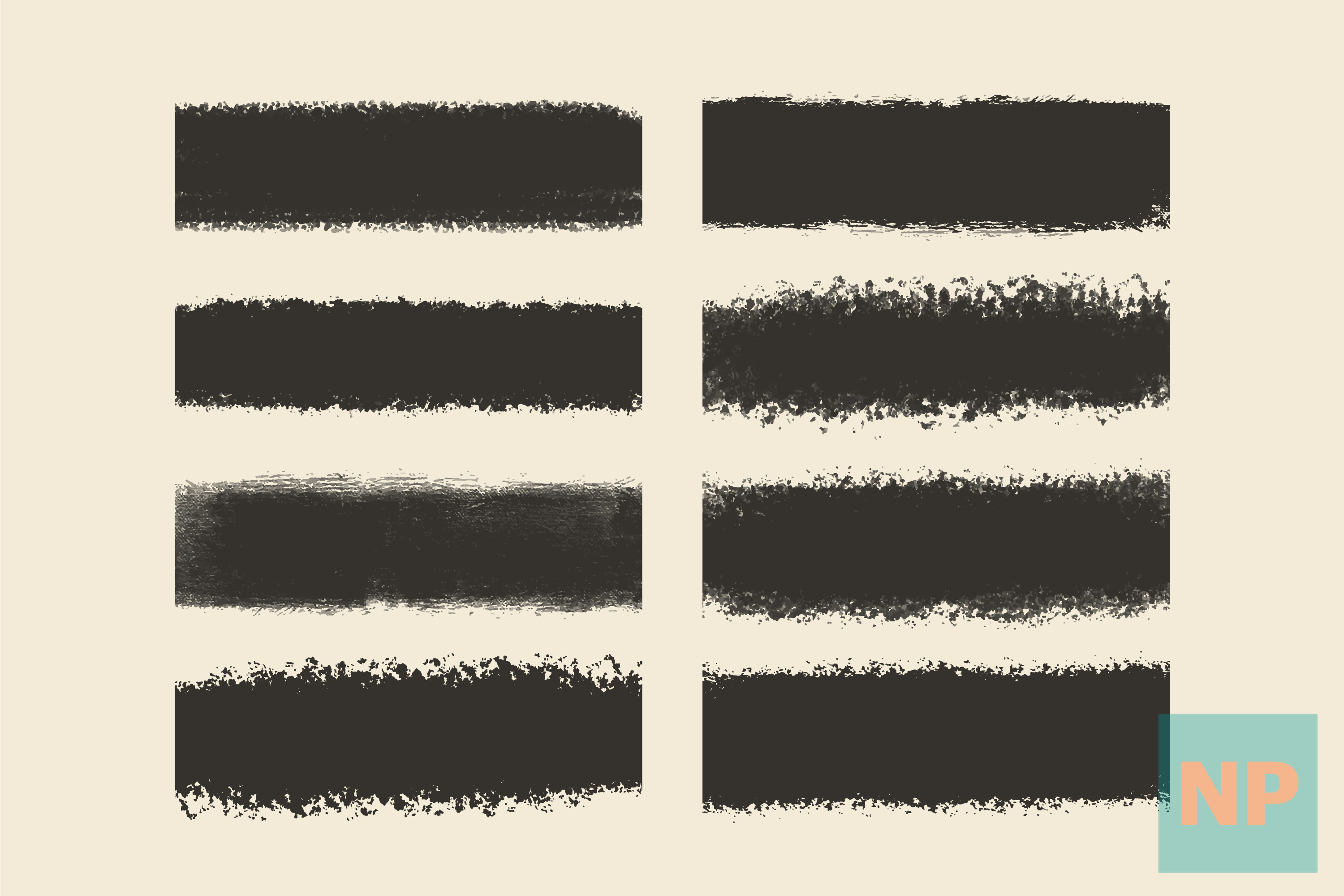 테두리 불규칙 브러쉬