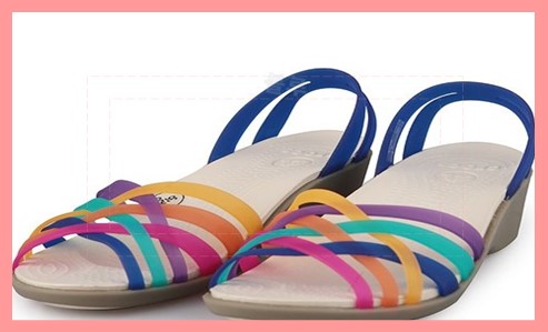 크록스 여성샌들 웨지