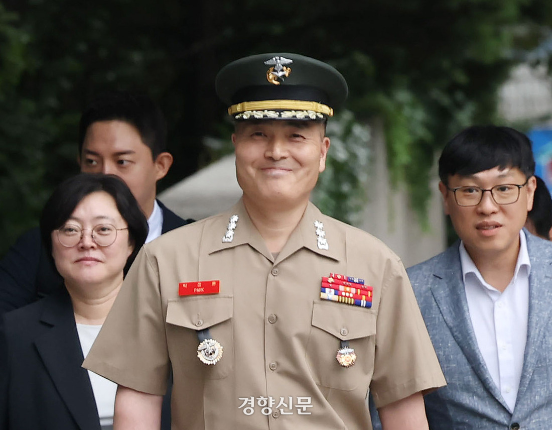 박정훈 전 해병대 수사단장과 채상병 사건 초기 수사 관련 사진