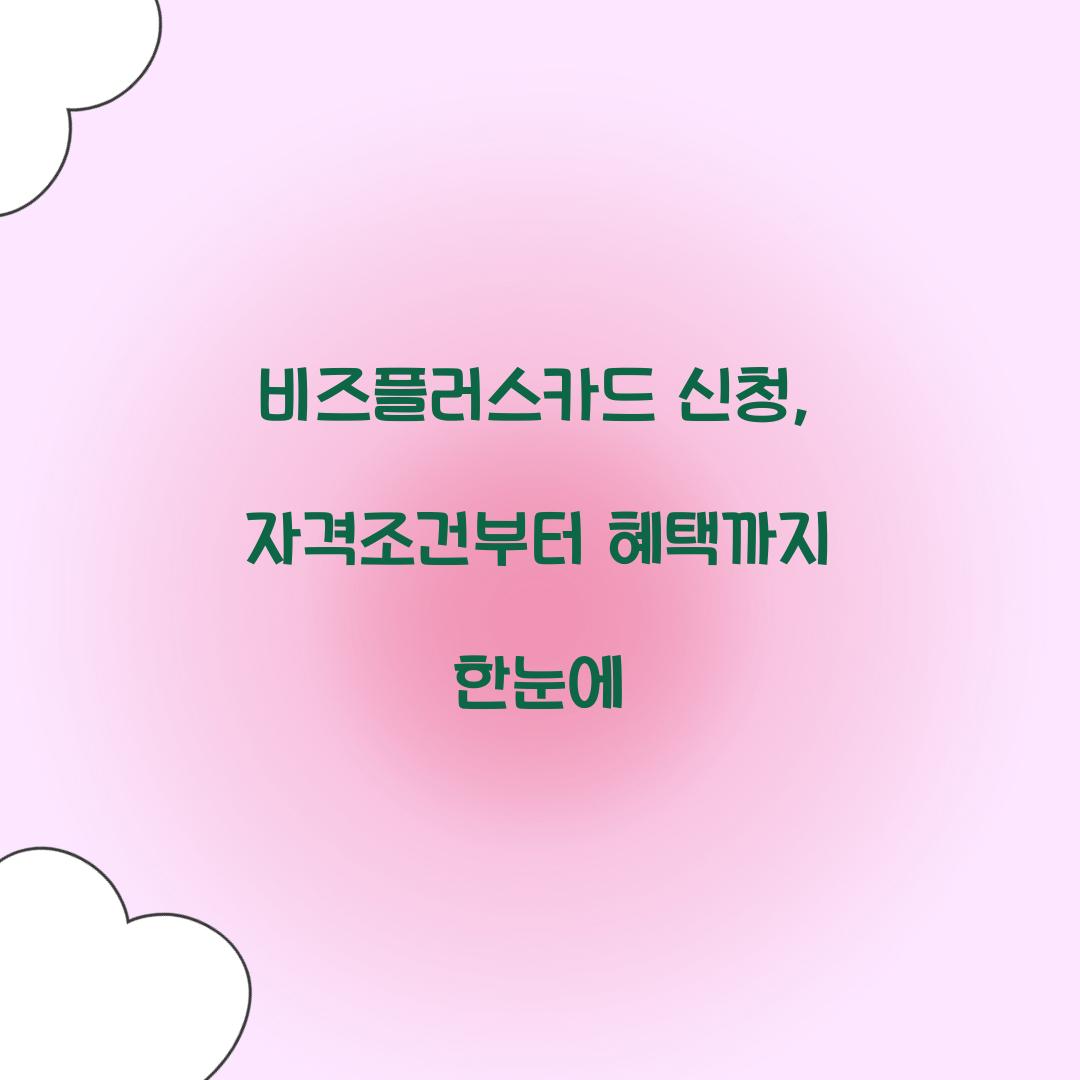 비즈플러스카드 신청