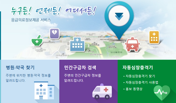 24시간 운영되는 응급의료체계