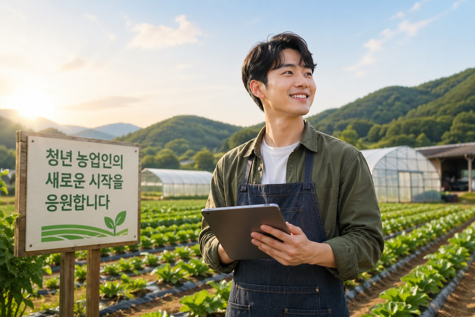청년 농업인의 새로운 시작 이미지
