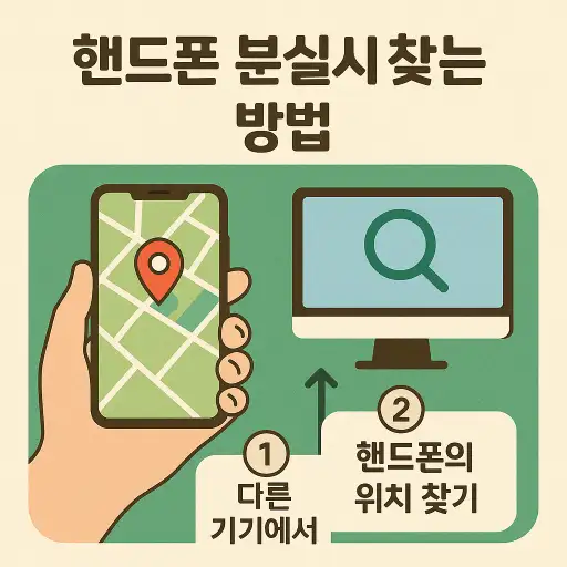 핸드폰 분실시 찾는 방법