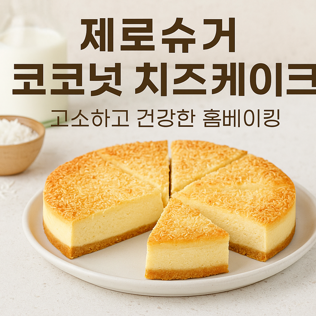 코코넛 치즈케이크