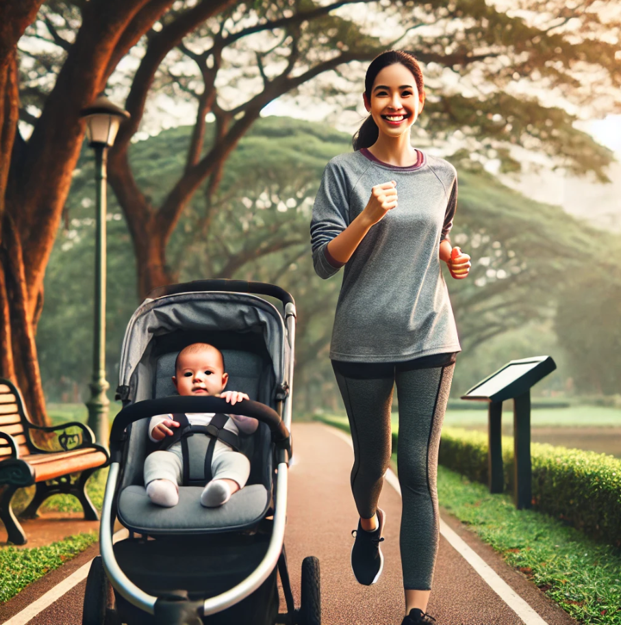 출산 후 러닝 복귀 관련 사진