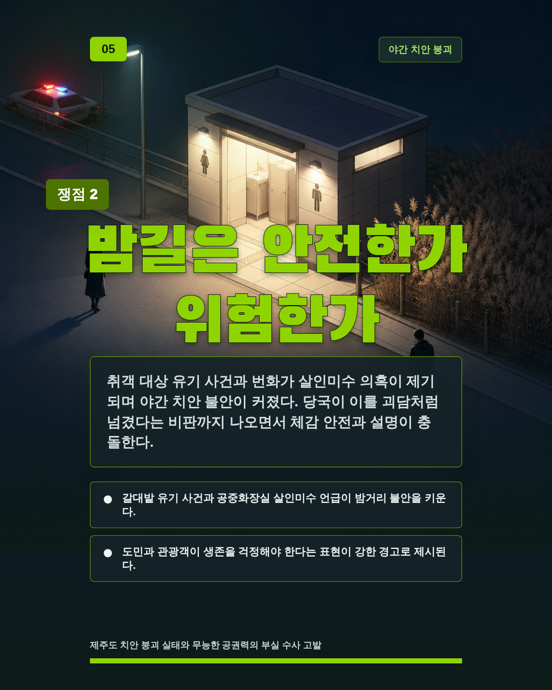 밤길은 안전한가 위험한가