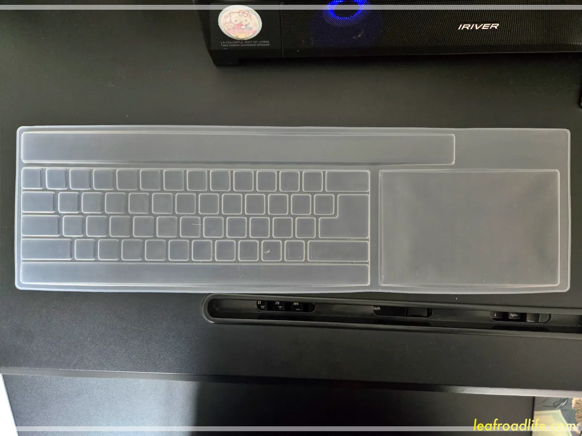 다이소-키보드-키스킨-커버-포장뜯은-모습