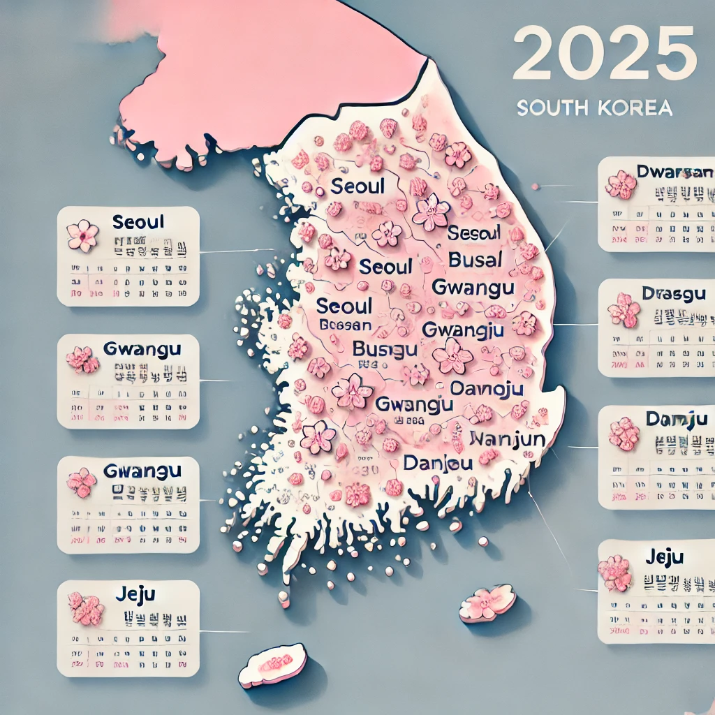 벚꽃 개화시기 2025