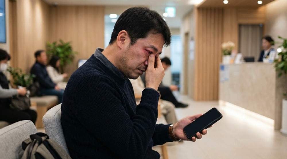 눈 충혈 병원 확인