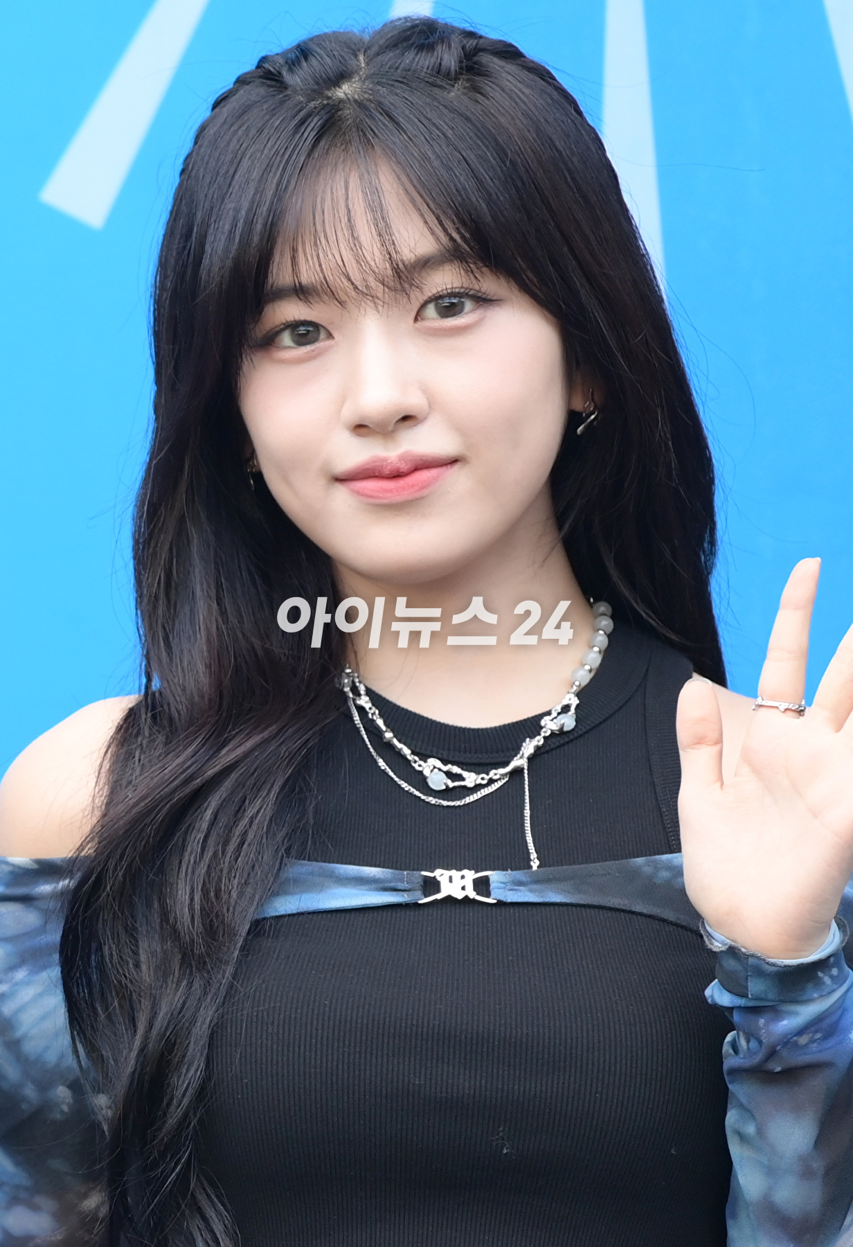 그룹 아이브(IVE) 안유진이 5일 오후 서울 잠실실내체육관에서 열린 '펩시 썸머 페스타 2023' 포토월 행사에 참석하고 있다. [사진=정소희 기자]