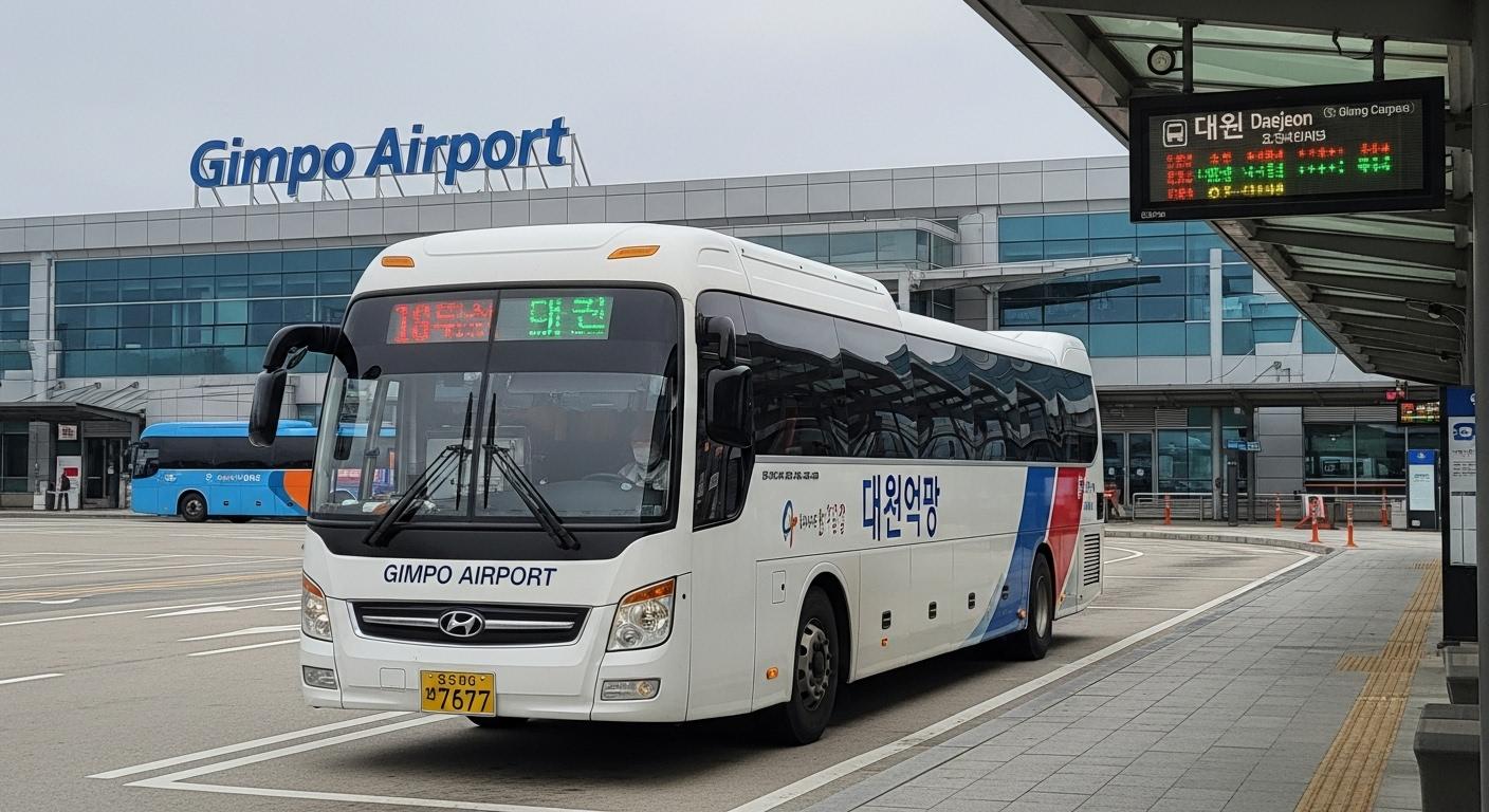 김포공항 대전 리무진버스 시간표