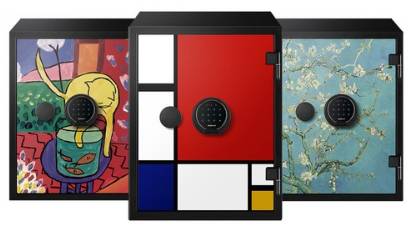 내부설치배송디프로매트금고 NEW 580AT 아트디자인 터치스크린 디지털 강력 내화금고 가정용금고