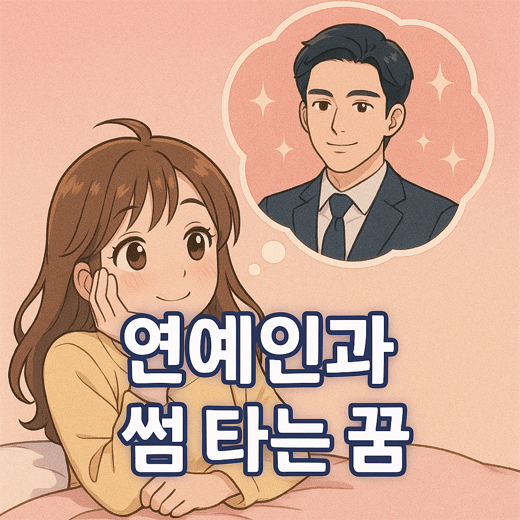 연예인과 썸 타는 꿈 해몽